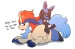  ambiguous_gender balls eroborus fingering keldeo lucario male nintendo pok&eacute;mon video_games 