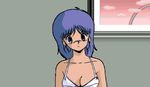  animated_gif blue_hair board_game bra breasts game_cg lowres mahjong nipples panties serizawa_kasumi serizawa_miki strip_mahjong super_real_mahjong underwear undressing 