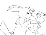  ambiguous_gender cubone eroborus kissing male nintendo pikachu pok&eacute;mon video_games wendell 