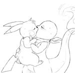  ambiguous_gender charmander eroborus kissing male nintendo pikachu pok&eacute;mon video_games wendell 