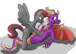  absurd_res anal anal_penetration animal_genitalia cum cutie_mark dosent duo equine erection gay hi_res hooves horn horse horsecock male mammal my_little_pony original_character pegasus penetration penis pony spyro spyro_the_dragon video_games wings 