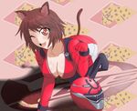  breasts cat genderswap kitten red_buster sakurada_hiromu super_sentai tokumei_sentai_go-busters 