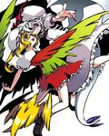  blonde_hair costume crossover flandre_scarlet gen_2_pokemon hat ho-oh lugia multiple_girls one_side_up pokemon pokemon_(creature) ponytail red_eyes remilia_scarlet short_hair silver_hair swan_(doesu) tail touhou wings 