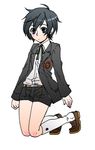  androgynous black_hair crossdressing male_focus persona persona_3 solo sushi_(artist) yuuki_makoto 