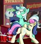  bonbon_(mlp) cunnilingus cup cutie_mark earth_pony english_text equine eyes_closed female friendship_is_magic fur green_fur green_hair group hair hi_res horn horse lesbian lyra_heartstrings_(mlp) male mammal my_little_pony nude open_mouth oral oral_sex pony popcorn public pulp_fiction purple_hair pussy pussy_juice sex text tongue tongue_out two_tone_hair unicorn vaginal whatsapokemon yellow_eyes 