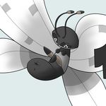  arthropod butterfly female insect joe123123123 nintendo pok&#233;mon pok&eacute;mon pussy solo sweat video_games vivillon 