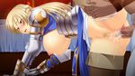  all_fours anus armor ass bent_over blonde_hair breasts censored chijoku_no_onna_kishi cum cum_in_pussy doggystyle game_cg kneeling knight large_breasts leg_lift lune mildred_von_lislstadt nipples penis sex solo_focus vaginal 