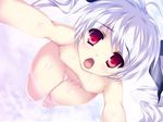  breasts censored kai long_hair nude purple_hair red_eyes shimesaba_kohada small_breasts twintails walpurgis 