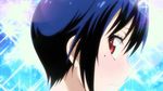  animated animated_gif ass bikini bouncing_breasts breasts from_side large_breasts nisekoi red_eyes short_hair side side-tie_bikini swimsuit tsugumi_seishirou 