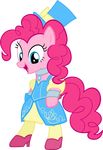  alpha_channel blue_eyes dress earth_pony equine female feral friendship_is_magic fur hair horse mammal my_little_pony necklace open_mouth pink_fur pink_hair pinkie_pie_(mlp) plain_background pony solo transparent_background zacatron94 