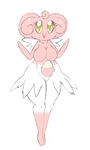 big_breasts bit-small blissey breasts chubby curls cute egg female fluffy happy nintendo overweight plain_background pok&#233;mon pok&eacute;mon pouch video_games 