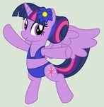  bikini cutie_mark equine evilfrenzy female feral flower friendship_is_magic fur hair horn looking_at_viewer mammal my_little_pony plain_background purple_eyes purple_fur purple_hair solo swimsuit twilight_sparkle_(mlp) winged_unicorn wings 