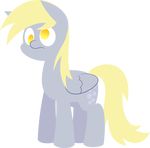  alpha_channel blonde_hair cutie_mark derp_eyes derpy_hooves_(mlp) equine female feral friendship_is_magic fur grey_fur hair hi_res mammal my_little_pony pegasus plain_background solo transparent_background wings yellow_eyes zacatron94 