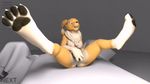  animated anthro big_breasts breasts butt canine chest_tuft digimon female fox fur hindpaw mammal masturbation nipples nude paws penetration pussy renamon solo spread_legs spreading thick_thighs tuft wide_hips wolvalix yellow_fur 