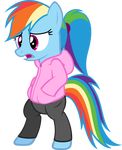  alpha_channel blue_fur clothed clothing equine female feral friendship_is_magic fur hair hi_res hoodie horse mammal multi-colored_hair my_little_pony open_mouth pegasus plain_background pony ponytail purple_eyes rainbow_dash_(mlp) rainbow_hair rainbow_tail solo transparent_background wings zacatron94 