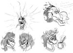  angry black_and_white blush cup derpy_hooves_(mlp) duo equine female feral friendship_is_magic horn horse king_sombra_(mlp) kissing male mammal mickeymonster monochrome my_little_pony pegasus pony tears tongue tongue_out unicorn wings 