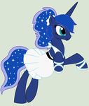  blue_fur blue_hair equine evilfrenzy female feral friendship_is_magic fur hair horn horse mammal my_little_pony plain_background pony ponytail pregnant princess_luna_(mlp) smile solo teal_eyes unicorn winged_unicorn wings 