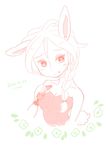  animal_ears blush braid breasts bunnygirl bunnysuit carrot disney eating elsa_(frozen) frozen_(disney) makeup 