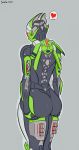  anthem female grey_background hi_res humanoid interceptor looking_at_viewer machine not_furry robot saidra simple_background solo url 