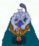  abs anal anal_penetration animal_genitalia anthro anus balls barazoku bareback barefoot biceps big_muscles big_penis black_skin bodybuilder breeding butt cat circumcised crying cum cum_in_ass cum_inside erection feline gay legendary_pok&#233;mon legendary_pok&eacute;mon lorgistamanrakk lying male mammal mewtwo muscles nintendo nipples nude open_mouth orgasm pecs penetration penis pok&#233;mon pok&eacute;mon purple_eyes purple_skin sex sheath skinned_member spread_legs spreading tears tongue tongue_out video_games 