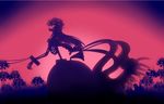  homulilly long_hair mahou_shoujo_madoka_magica mahou_shoujo_madoka_magica_movie nura_(oaaaaaa) ribs silhouette skeletal_arm solo spider_lily spine spoilers stocks witch_(madoka_magica) 