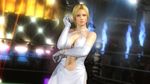  1girl 3d blonde_hair blue_eyes breasts cleavage dead_or_alive dead_or_alive_5 dress helena_douglas large_breasts long_hair official_art tecmo 