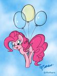  altohearts balloon blue_eyes cutie_mark earth_pony equine female feral friendship_is_magic fur hair horse mammal my_little_pony open_mouth pink_fur pink_hair pinkie_pie_(mlp) pony solo 