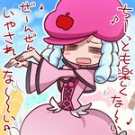  blue_hair blush dress happinesscharge_precure! hat hosshiwa ikkyuu light_blue_hair long_hair open_mouth pink_hat precure solo 