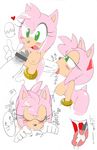  amy_rose blush fellatio female hedgehog mammal nude oral oral_sex penis sega sex sonic_(series) unknown_artist 