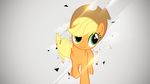  blonde_hair cowboy_hat earth_pony equine eyelashes female feral friendship_is_magic fur green_eyes grin hair hat horse jave_the_13 mammal my_little_pony orange_fur plain_background pony smile solo 