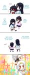  3girls duplicate hard_translated highres kill_la_kill kiryuuin_ragyou kiryuuin_satsuki kiryuuin_souichirou matoi_ryuuko multiple_girls spoilers third-party_edit translated yue_(pixiv505659) 