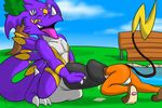  anthro bench cock_vore cum dragon dragoneer dweet-tea horny invalid_tag male nintendo penis pok&#233;mon pok&eacute;mon raichu urethral urethral_penetration video_games vore willing_vore 