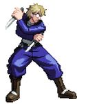  austin_kinnian blonde_hair boots diepod fighting_stance hellhound_chronicle_(history_asunder) jacket knife lowres male male_focus pixel pixel_art short_hair sprite sunglasses thief weapon 