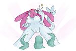  anthro breasts cactuscacti female legendary_pok&#233;mon legendary_pok&eacute;mon mesprit nintendo nipples penis pink_nipples pok&#233;mon pok&eacute;mon pussy tentacles video_games yellow_eyes 