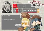  bad_id bad_pixiv_id bandana beard big_boss black_gloves blonde_hair blue_eyes box brown_hair chocolate_chip_cookie cookie cookie_clicker crossover dameaki eating eyepatch eyewear_strap facial_hair fingerless_gloves food food_on_face glasses gloves grandma_(cookie_clicker) headband kazuhira_miller lips male_focus metal_gear_(series) metal_gear_solid_peace_walker mouth_hold multiple_boys mustache parted_lips sunglasses sweat translation_request 