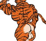  back balls butt feline fur furry_(artist) madagascar male mammal muscles solo tiger vitaly_the_tiger 
