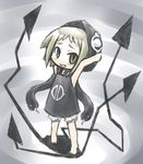  barefoot blonde_hair bloomers chibi child kugelschreiber looking_at_viewer medusa_gorgon open_mouth sketch smile solo soul_eater underwear witch yellow_eyes younger 
