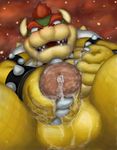  anthro balls blush bowser claws close-up cum cum_on_balls cum_on_hand cum_on_penis dragon drooling erection king koopa looking_at_viewer looking_down male mario_bros masturbation nintendo nipple_play nipples open_mouth orgasm penis reptile royalty saliva scalie sharp_claws sharp_teeth solo spikes spread_legs spreading sweat teeth turtle unknown_artist video_games wristband 