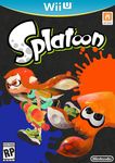  black_eyes box_art gun hime_cut ink inkling mask nintendo orange_eyes orange_hair pointy_ears shorts splatoon squid weapon wii_u 