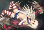  aki99 black_panties blonde_hair blush breasts clothed_masturbation elbow_gloves fingering gloves highleg highres innertube kantai_collection long_hair looking_at_viewer masturbation masturbation_through_clothing md5_mismatch medium_breasts navel nipples open_mouth panties pussy_juice rensouhou-chan revision self_fondle shimakaze_(kantai_collection) skirt solo striped striped_legwear thighhighs underwear wet wet_clothes wet_panties white_gloves 