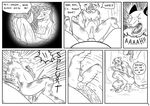  abdominal_bulge all_the_way_through anal anal_penetration anthro anthro_on_feral balls bestiality black_and_white canine cat comic cougar cowgirl_position cum cum_from_mouth cum_in_ass cum_in_mouth cum_inflation cum_inside cumshot deep_penetration dialog dog dripping english_text erection excessive_cum eyes_closed feline feral gay hands-free imminent_vore inflation internal interspecies james_howard lying male mammal monochrome on_back on_top open_mouth orgasm outside penetration penis scared sex sitting size_difference straddling text tongue tongue_out tree vore yelling 