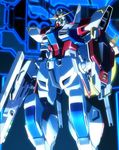  gundam gundam_build_fighters highres mecha no_humans rifle screencap shield star_build_strike_gundam weapon 