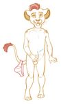  anthrofied cub disney kion male masturbation penis solo the_lion_guard the_lion_king young zooshi 