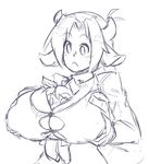  :c animal_ears bad_id bad_tumblr_id banned_artist bell bell_collar between_breasts borrowed_character breast_squeeze breasts bursting_breasts collar cow_bell cow_ears cow_girl cow_horns dog_ears ego_trigger head_between_breasts height_difference horns huge_breasts long_hair matt_(ego_trigger) mattie_(ego_trigger) miniboy monochrome original person_between_breasts shocked_eyes shogu_(shoguchime) sketch solo_focus 