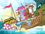  alligator barrel bell blonde_hair blue_eyes boat bucket bush derp_eyes derpy_hooves_(mlp) earth_pony equine eyewear female fishing_rod friendship_is_magic goggles grass group gummy_(mlp) hair horse mammal my_little_pony pegasus pink_hair pinkie_pie_(mlp) pixelkitties pony reptile rock sand scalie shark_fin snorkel swimsuit tree water wings yellow_eyes 