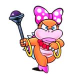  bow bracelet female high_heels jewelry koopalings lips mario_bros necklace nintendo official_art solo video_games wand wendy_o_koopa 