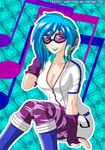  big_breasts breasts cleavage clothed clothing female friendship_is_magic human humanized looking_at_viewer mammal my_little_pony smile solo vinyl_scratch_(mlp) zantyarz 
