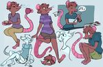  buckteeth capris clothing coffee cooking cute dentia female hoodie long_tail mammal prehensile_tail ricket rodent shorts sketch small_breasts sweater thick_tail 