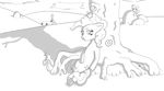  barn black_and_white cutie_mark derpy_hooves_(mlp) equine female filthy_perfection friendship_is_magic fruit fur hair horse mammal monochrome my_little_pony pegasus pinkie_pie_(mlp) pony wings 