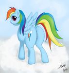  2014 anus big_butt blush butt equine female feral friendship_is_magic horse looking_at_viewer looking_back mammal my_little_pony pegasus pony pussy rainbow_dash_(mlp) smile solo staoop wings 